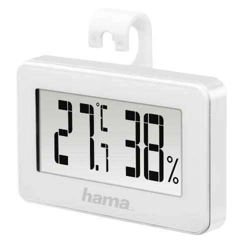 HAMA 186363 Thermo-/Hygrometer "Mini", Weiß
