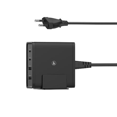 HAMA  200011 Universal-USB-C-Ladestation, 4-fach, Power Delivery (PD), 5-20V/65W 