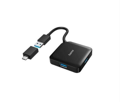 HAMA 200116 | 4 Ports, USB 3.2 Gen1, 5 Gbit / s
