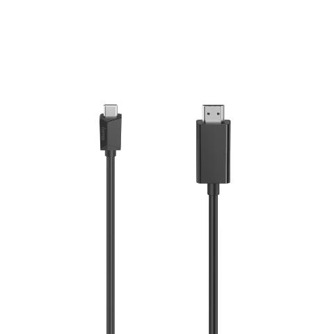 HAMA 200719 Video-Kabel, USB-C-Stecker - HDMI™-Stecker, Ultra-HD 4K, 3,00 m