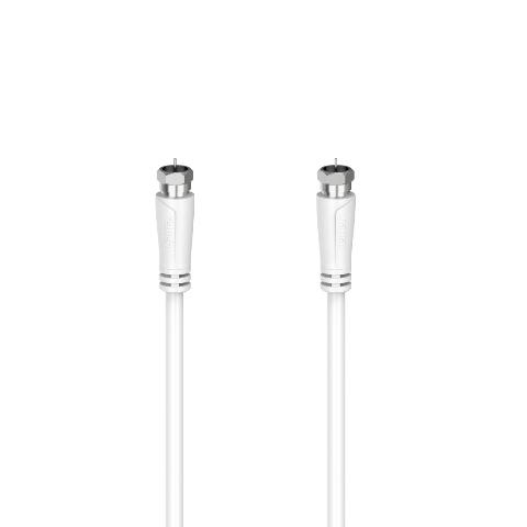 HAMA 205256 SAT-Anschlusskabel, F-Stecker - F-Stecker, 7,5 m, 90 dB