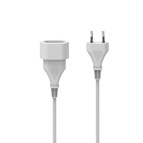 HAMA 223263 Verlängerungskabel mit Eurostecker, für innen, 5 m, Weiß