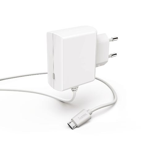 HAMA 183254 Ladegerät, Micro-USB, 1,2 A, Weiß