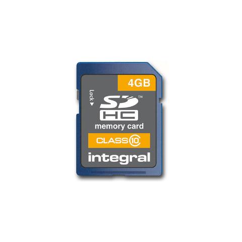 INTEGRAL SDHC Karte 4GB cl10