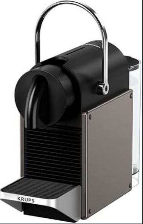 KRUPS XN306T Pixie titan | Nespresso Kapselmaschine