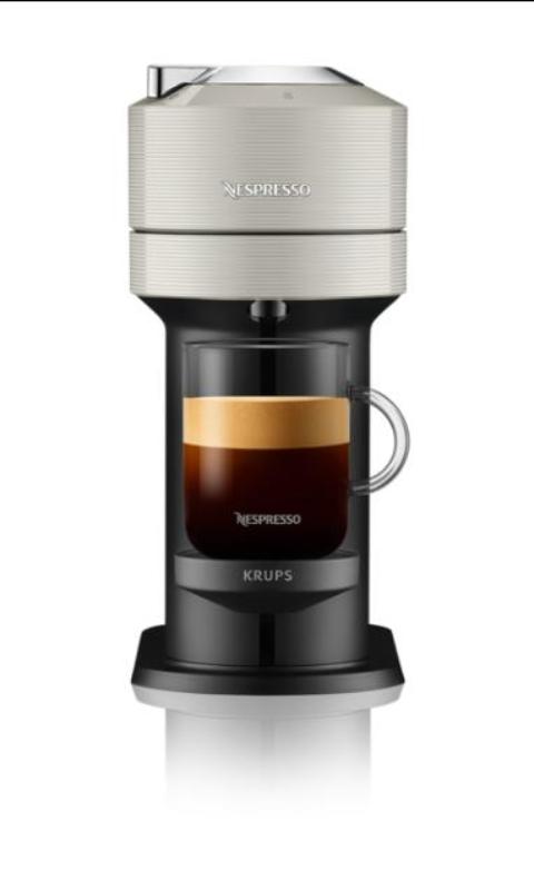 KRUPS XN910B Vertuo Next hellgrau | Nespresso Kapselmaschine