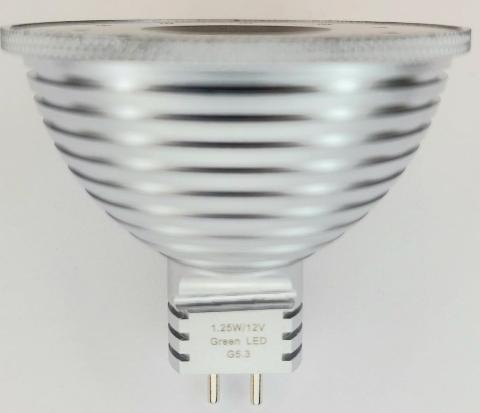 LED 12 REFLEKTOR 19MM GRÜN