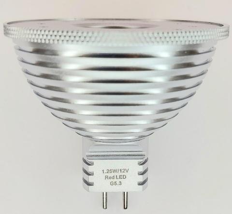 LED 12 REFLEKTOR 19MM ROT