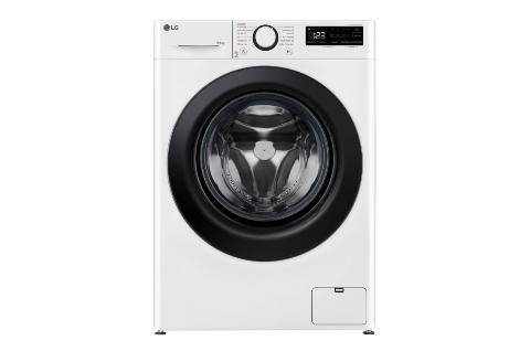 LG W4WR42966 | Waschtrockner mit 1.400 U./Min. | EEK D/A | 9 kg Waschen | 6 kg Trocknen | Weiß mit schwarzem Bullaugenring