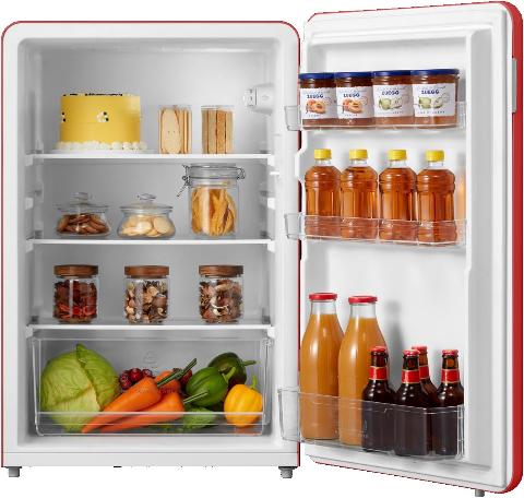 NABO KR 1312 rot | Tischkühlschrank