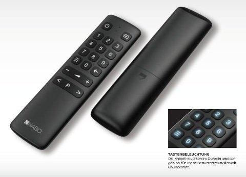 NABO RC 200 Fernbedienung für alle NABO-TVs