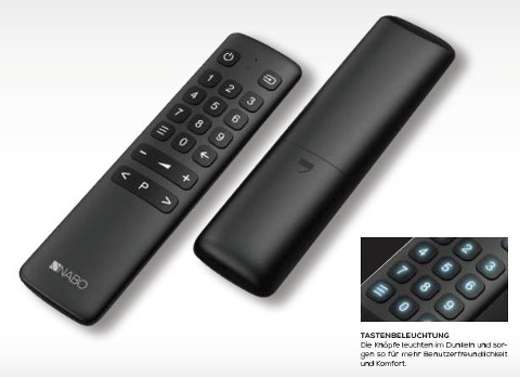 NABO RC 250 Fernbedienung für LG/Samsung-TVs
