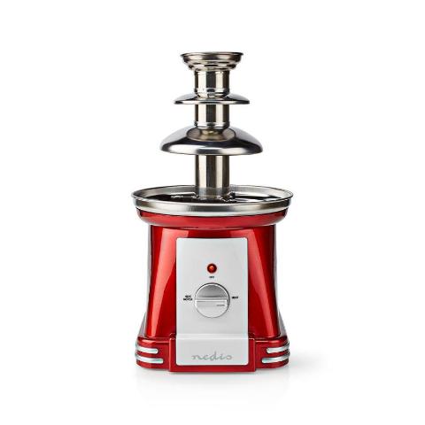 NEDIS FCCF100FRD | Schokoladenbrunnen | 90 W | 500 ml