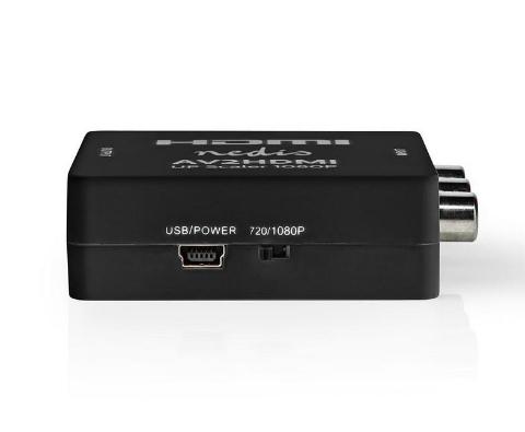 NEDIS HDMI ™ Converter | 3x RCA Buchse | HDMI™ Ausgang | 1-Weg | 1080p | 1.65 Gbps | ABS | Anthrazit