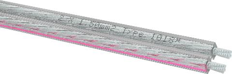 OEHLBACH 1018 Silverline 15 | 1,5 mm² | Versilbertes Lautsprecherkabel | Meterware | Preis pro Meter