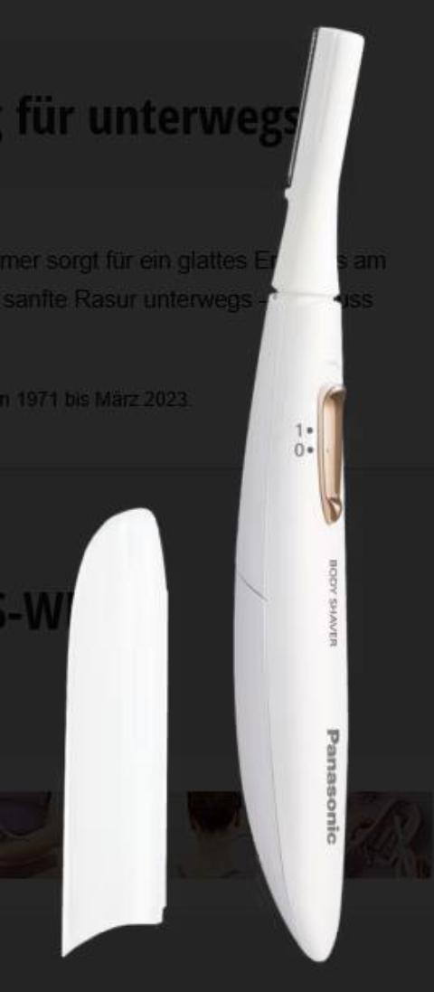 PANASONIC ES WR51 P503 | Body Trimmer