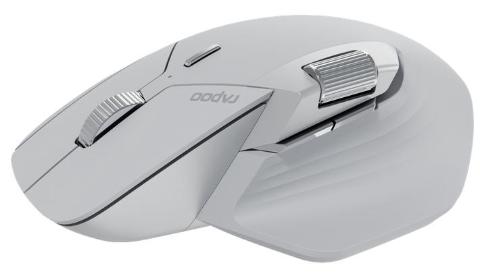 RAPOO MT760M grau weiß | Drahtlose optische Multimodus-Maus