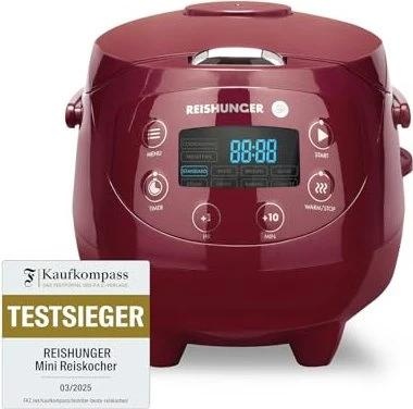 REISHUNGER DIG.MINI REISKOCHER bordeauxrot