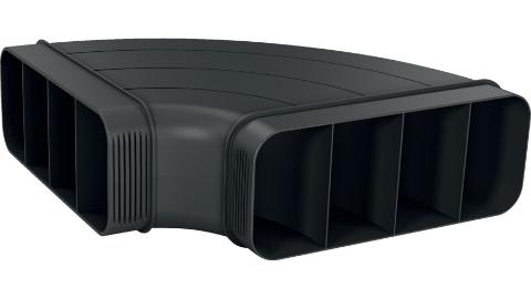 SIEMENS HZ9VDSB1 | Lüftungskanal Flachkanal 90 ° horizontal 