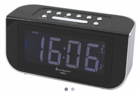SOUNDMASTER FUR4005 | Funkuhrenradio mit Jumbo LCD Anzeige
