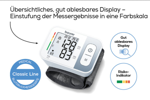 Beurer BC 28 | Handgelenk-Blutdruckmessgerät