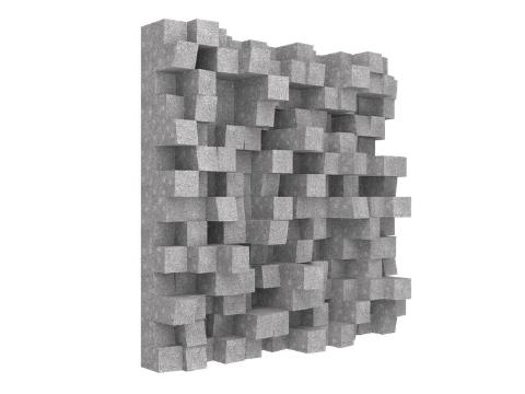 VICOUSTIC Multifuser DC2 grey | Eine zweidimensionale Diffusionsplatte, die an Wänden und Decken angebracht werden kann