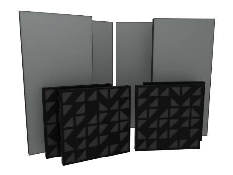 VICOUSTIC VicCinema VMT Kit dark grey Walls & Ceiling Kit