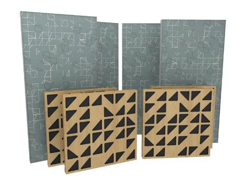 VICOUSTIC VicCinema VMT Kit rosemary green pattern Walls & Ceiling Kit
