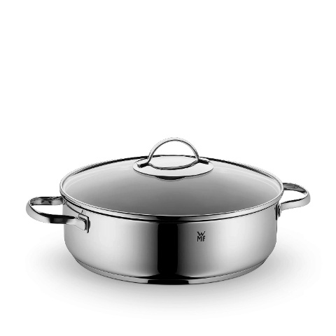 WMF Devil Servier-Schmorpfanne mit Glasdeckel, 28 cm
