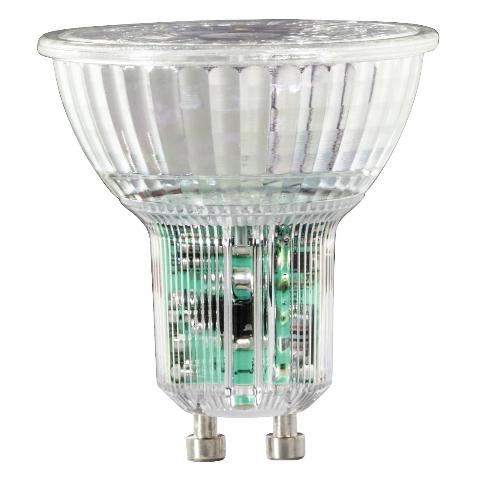 XAVAX 112636 LED-Lampe, GU10, 350lm ersetzt 50W, Refl. PAR16, Warmweiß, Glas, dimmbar