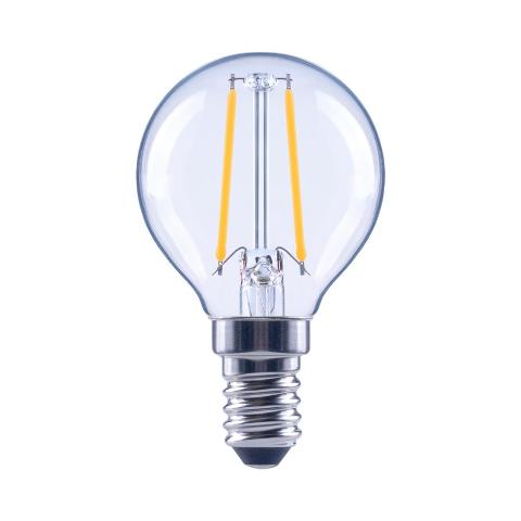XAVAX 112836 LED-Filament, E14, 250lm ersetzt 25W, Tropfenlampe, Warmweiß