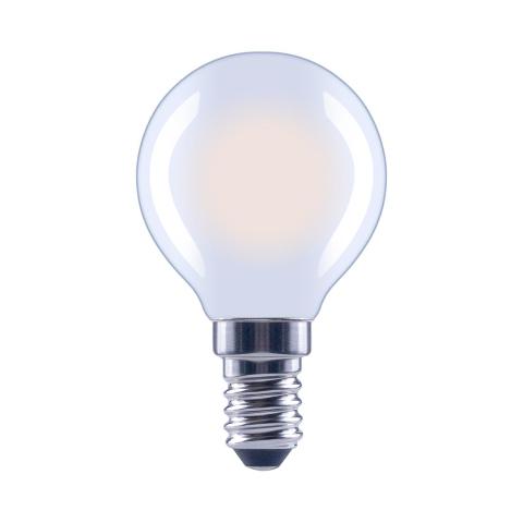 XAVAX 112837 LED-Filament, E14, 470lm ersetzt 40W, Tropfenlampe, matt, Warmweiß, dimmbar