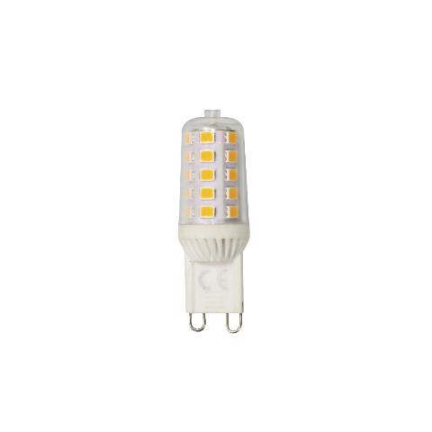 XAVAX 112859 LED-Lampe, G9, 300lm, ersetzt 28W, Stecksockellampe, dimmbar, Warmweiß