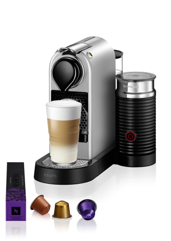 KRUPS XN761B Citiz&Milk silber| Nespresso-Kapselmaschine
