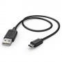 HAMA 173675 Lade-/Datenkabel, Micro-USB, verdrehsicher, Schwarz