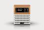 SONORO STREAM Ahorn/weiß | Smartes Designradio mit DAB+, WLAN, Bluetooth® und wasserdichter Fernbedienung