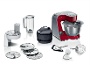 BOSCH MUM5X720 | Serie 4 Küchenmaschine mit Waage MUM 5 1000 W Rot, silber