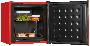 EXQUISIT GB40-150E rot | Mini-Gefrierschrank