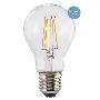 HAMA 176587 WLAN-LED-Lampe, Retro, E27, 7W, ohne Hub, für Sprach-/App-Steuerung, Weiß
