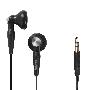 HAMA 184130 Kopfhörer "Peaky", Earbuds, Kabelknickschutz, Schwarz