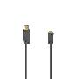 HAMA 205016 High Speed HDMI™-Kabel, St. Typ A - St. Typ D (Micro), Ethernet, 1,5 m