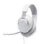 JBL QUANTUM 100 weiß | Kabelgebundenes Over-Ear-Gaming-Headset mit abnehmbarem Mikro