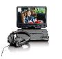 LENCO DVP911BK |  Portable DVD-Player 9 Zoll, USB, 3,5mm Kopfhörer-Out, AV-Out, 180° dreh- & neigbarer Bildschirm 