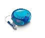 LENCO SCD-650 |  Radio mit CD-Player, USB, Mikrofon, Lichteffekt, Aux-In, 3,5mm Kopfhörerbuchse, blau 