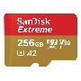 SANDISK 121587 microSDXC Extreme 256 GB (R190 MB/s) + Adapter + 1 Jahr RescuePRO Deluxe