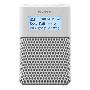 SONY XDR-V20DW weiß | Tragbares DAB/DAB+-Uhrenradio mit Lautsprechern