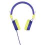 THOMSON 132504 HED8100B | Kinderkopfhörer, On-Ear, mit Kabel, Lautstärkebegrenzung, Blau