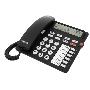 TIPTEL Ergophone 1300 anthrazit | Bedienerfreundliches Komfort-Telefon mit Notruffunktion