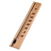 HAMA 186401 | Thermometer, für innen, Holz, 20 cm, analog