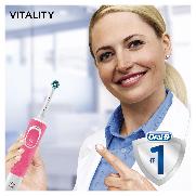 ORAL-B VITALITY 100 Pink | Elektrische Zahnbrüste 